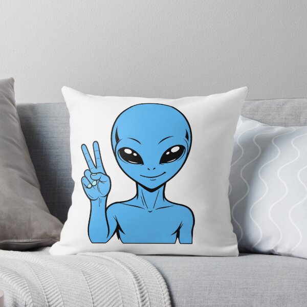 Item preview, ZORGO Alien Peace Sign – Funny Space Alien Peace Gesture Sticker designed and sold by The-Visitors.