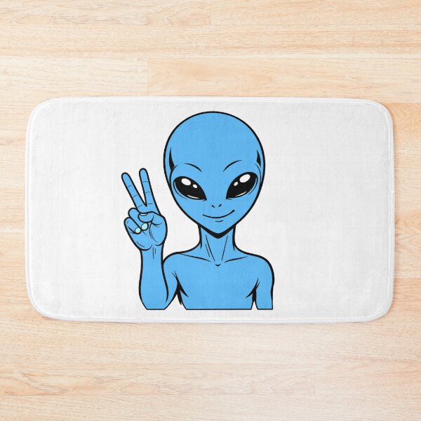 Item preview, ZORGO Alien Peace Sign – Funny Space Alien Peace Gesture Sticker designed and sold by The-Visitors.