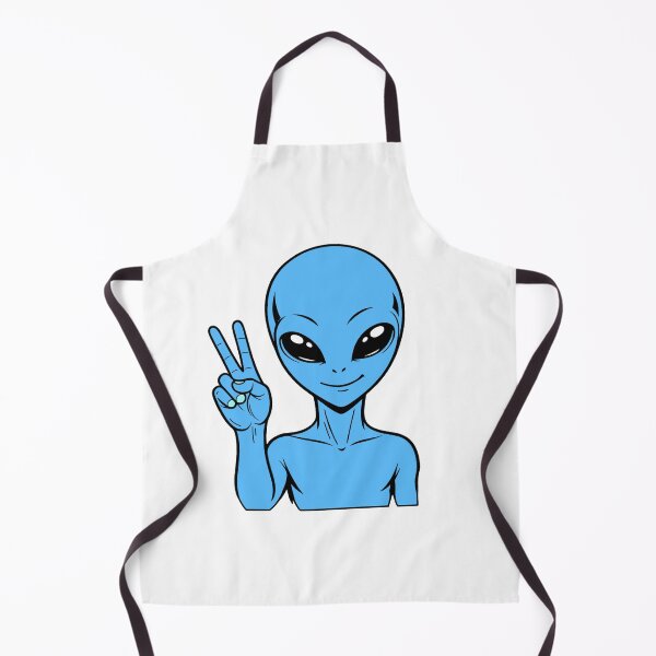 Item preview, ZORGO Alien Peace Sign – Funny Space Alien Peace Gesture Sticker designed and sold by The-Visitors.