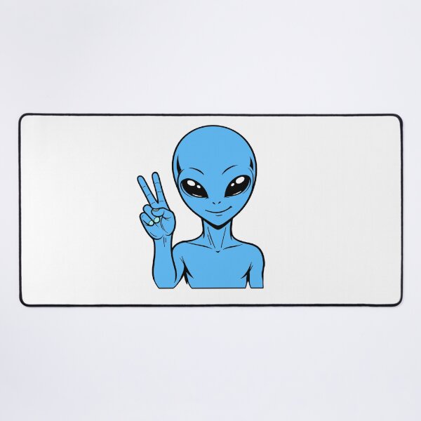 Item preview, ZORGO Alien Peace Sign – Funny Space Alien Peace Gesture Sticker designed and sold by The-Visitors.