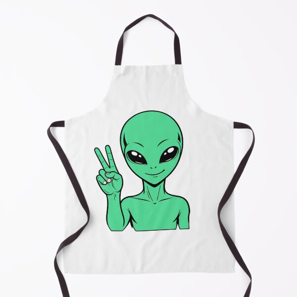 Item preview, ZORGO Alien Peace Sign – Funny Space Alien Peace Gesture Sticker designed and sold by The-Visitors.