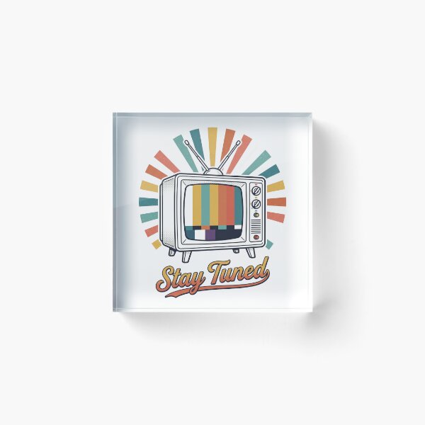 Item preview, Stay Tuned Retro TV Design designed and sold by AImemeLab.