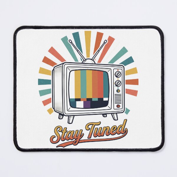 Item preview, Stay Tuned Retro TV Design designed and sold by AImemeLab.