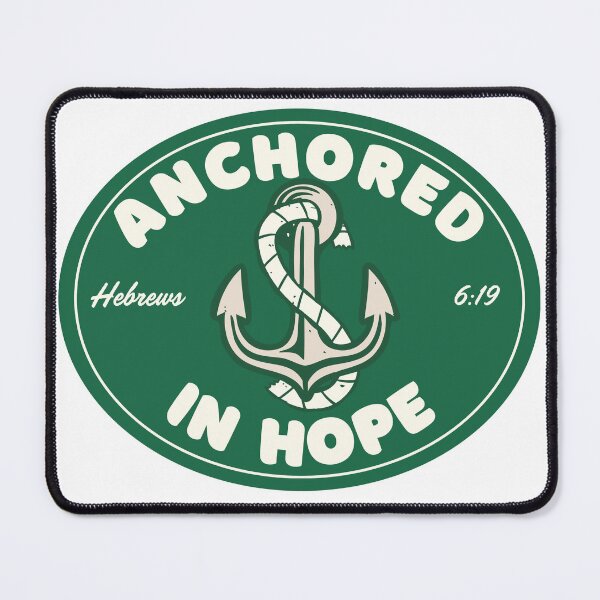 Item preview, anchored in hope green designed and sold by gnulife.