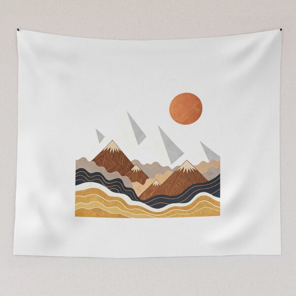 Item preview, Mountains waves designed and sold by trendspatterns.