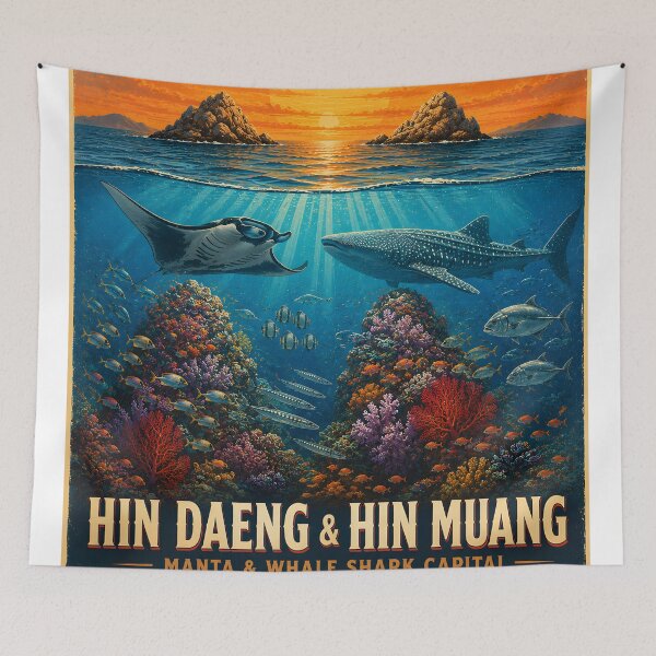 Item preview, Hin Daeng & Hin Muang – Manta & Whale Shark Capital, Krabi, Thailand designed and sold by Spirit of Siam.
