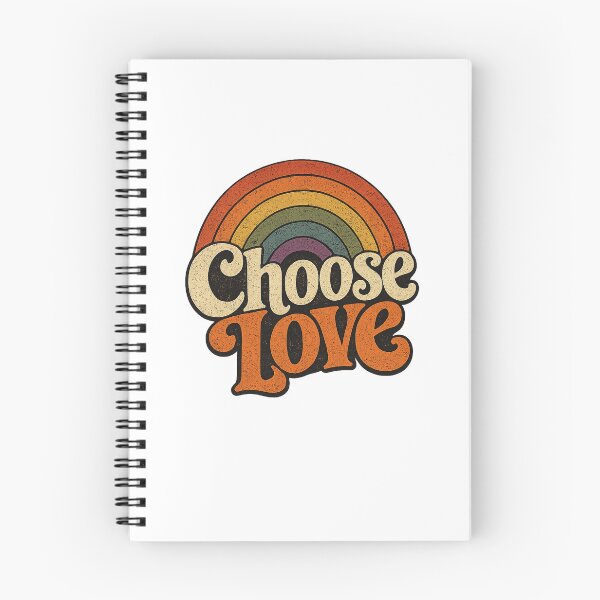 Item preview, Choose Love | Retro Vintage Rainbow designed and sold by Rewind Society.