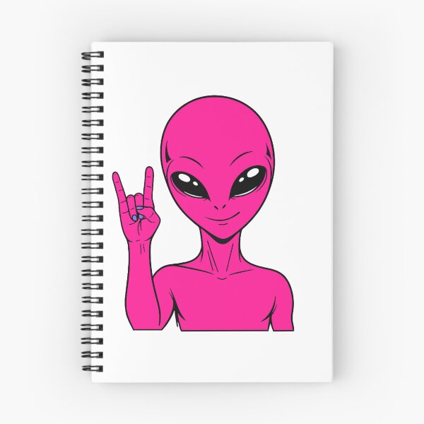 Item preview, ZORGO Alien Rock On Sign – Funny Space Alien Heavy Metal Gesture Sticker designed and sold by The-Visitors.