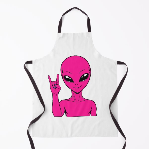 Item preview, ZORGO Alien Rock On Sign – Funny Space Alien Heavy Metal Gesture Sticker designed and sold by The-Visitors.