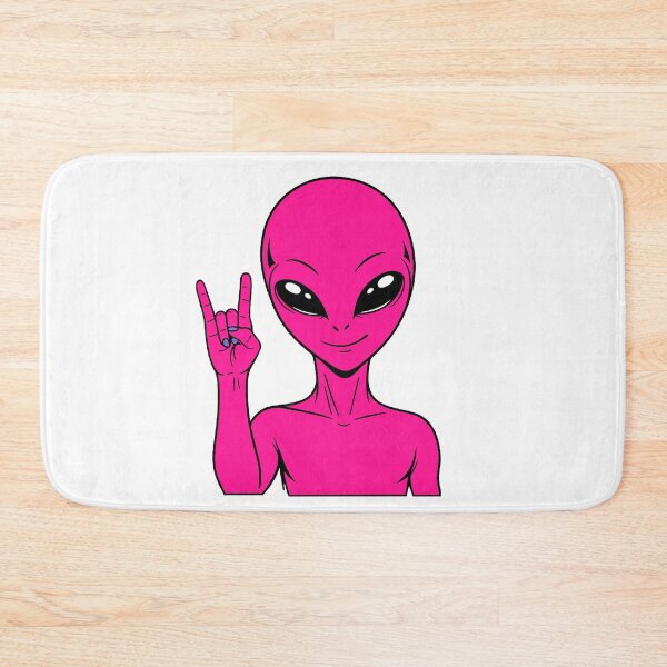 Item preview, ZORGO Alien Rock On Sign – Funny Space Alien Heavy Metal Gesture Sticker designed and sold by The-Visitors.