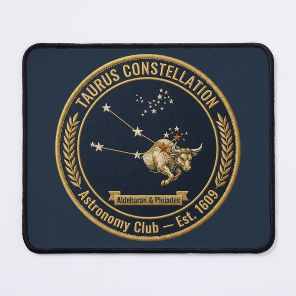 Item preview, Taurus Constellation Pleiades Vintage Astronomy Badge designed and sold by CalmCapy Co.