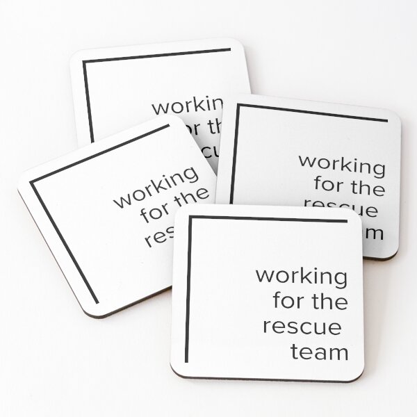Item preview, Working for the rescue team designed and sold by ArtistTejal.