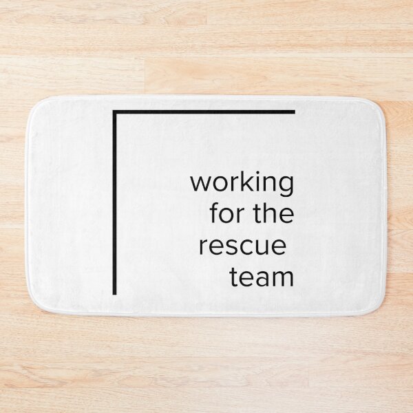 Item preview, Working for the rescue team designed and sold by ArtistTejal.