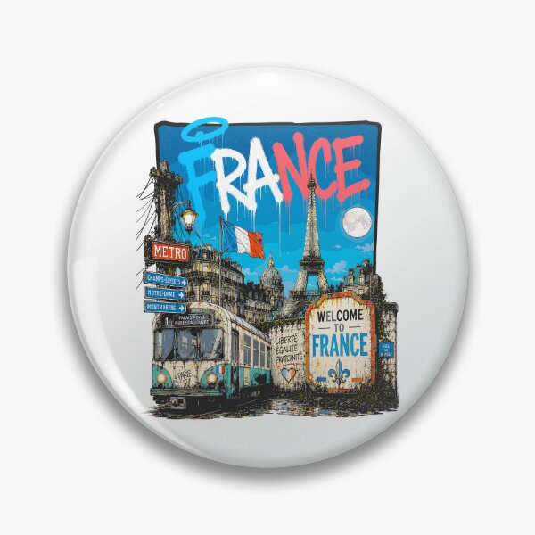 Item preview, France Urban Graffiti Design | Street Art Edition designed and sold by AtuqStudio.