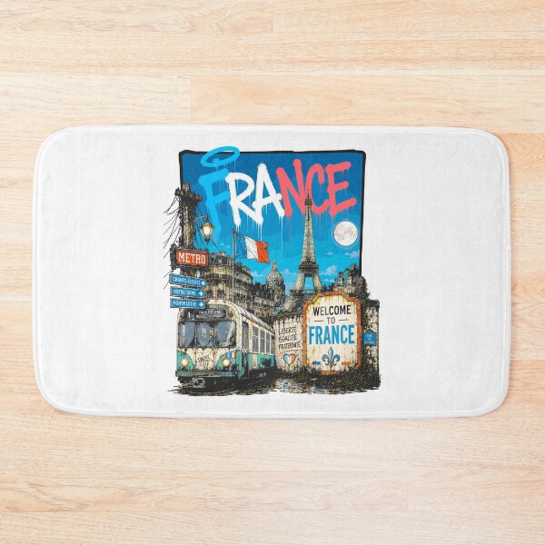 Item preview, France Urban Graffiti Design | Street Art Edition designed and sold by AtuqStudio.
