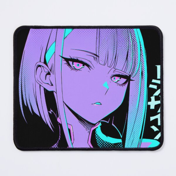 Item preview, Cyberpunk Lucy Halftone designed and sold by AnimeArsenalPrints.