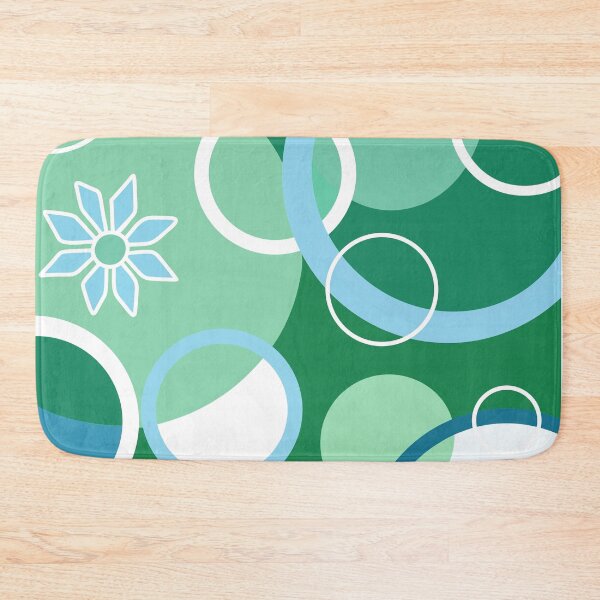Item preview, Green Geometric Circles Floral Boho  designed and sold by Sartoris Art.