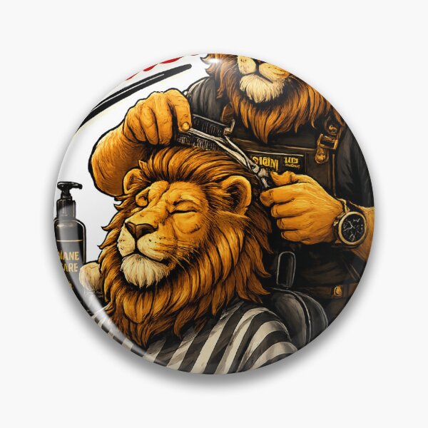 Item preview, Lion Barber designed and sold by Raj Studio.