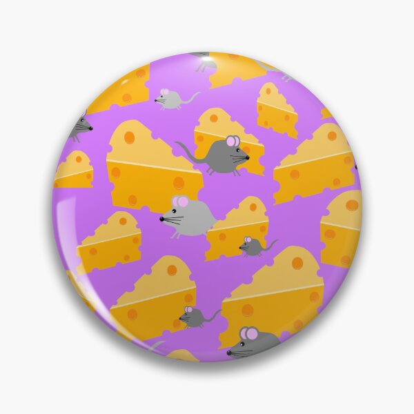 Item preview, Cute Mice And Cheese Pattern designed and sold by Sartoris Art.