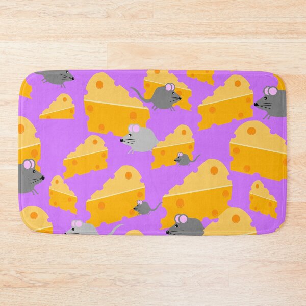 Item preview, Cute Mice And Cheese Pattern designed and sold by Sartoris Art.