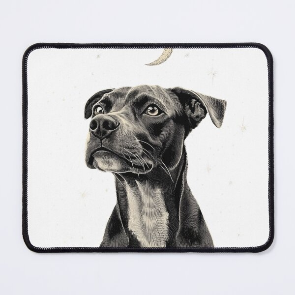 Item preview, Celestial Pitbull Portrait designed and sold by Stardustcoveco.