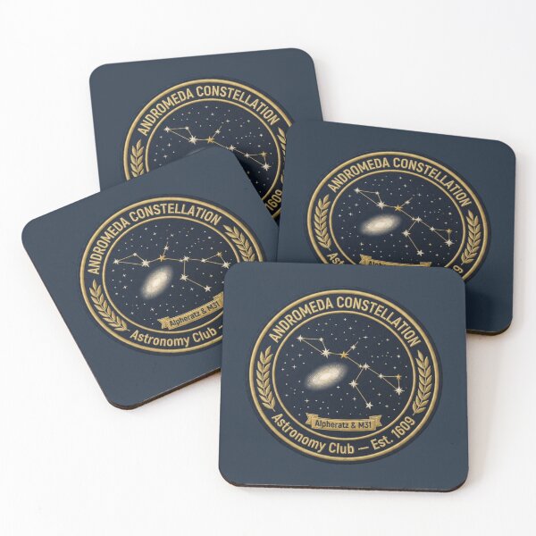Item preview, Andromeda Galaxy M31 Vintage Astronomy Badge designed and sold by CalmCapy Co.
