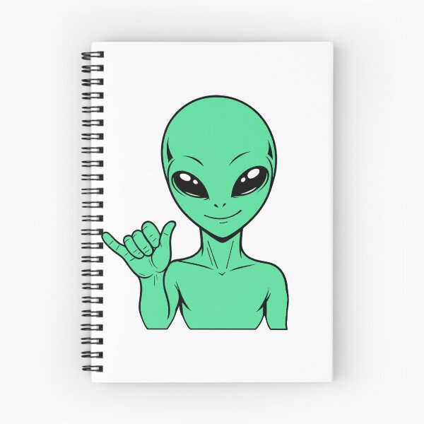 Item preview, ZORGO Alien Shaka Hand Sign – Funny Space Alien Hang Loose Sticker designed and sold by The-Visitors.