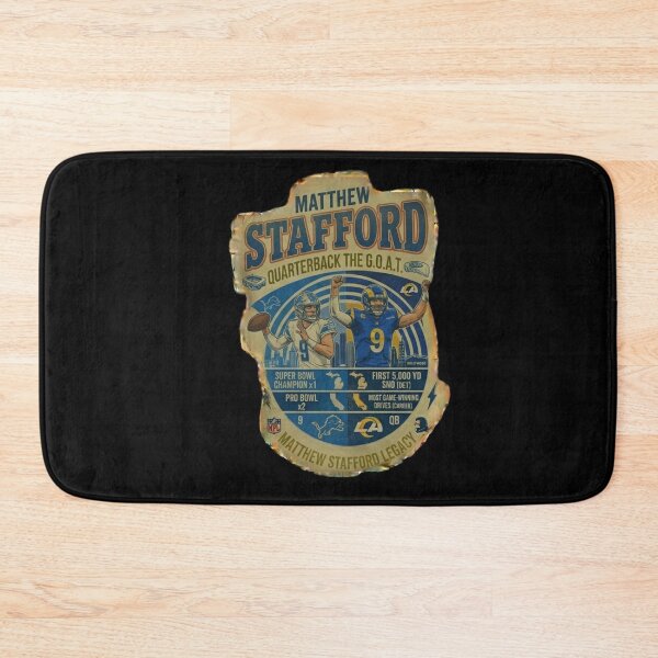 Item preview, Matthew Stafford GOAT Rams Super Bowl QB designed and sold by ThatFootball12.