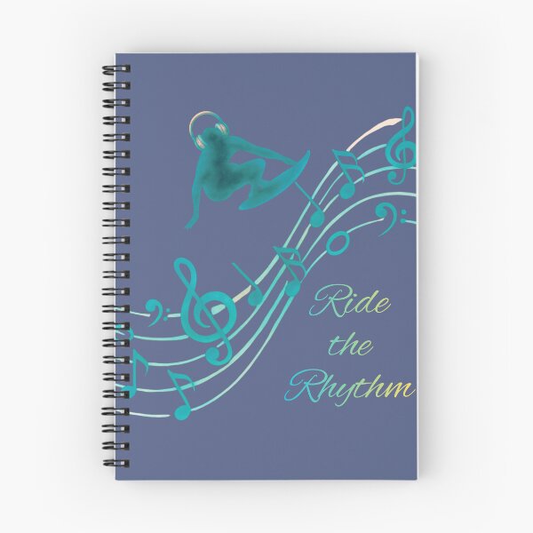 Item preview, Ride the Rhythm – Turquoise Music Lover Design | Surf & Beach Music Graphic | Ocean Vibes designed and sold by VariusDesigns.