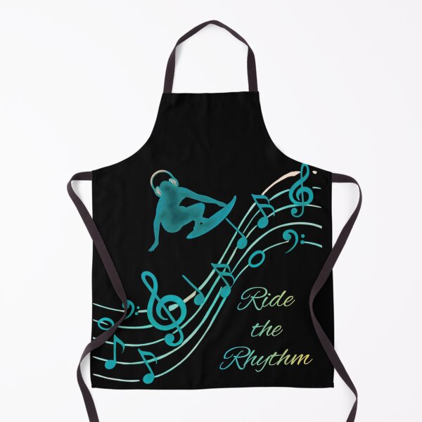 Item preview, Ride the Rhythm – Turquoise Music Lover Design | Surf & Beach Music Graphic | Ocean Vibes designed and sold by VariusDesigns.