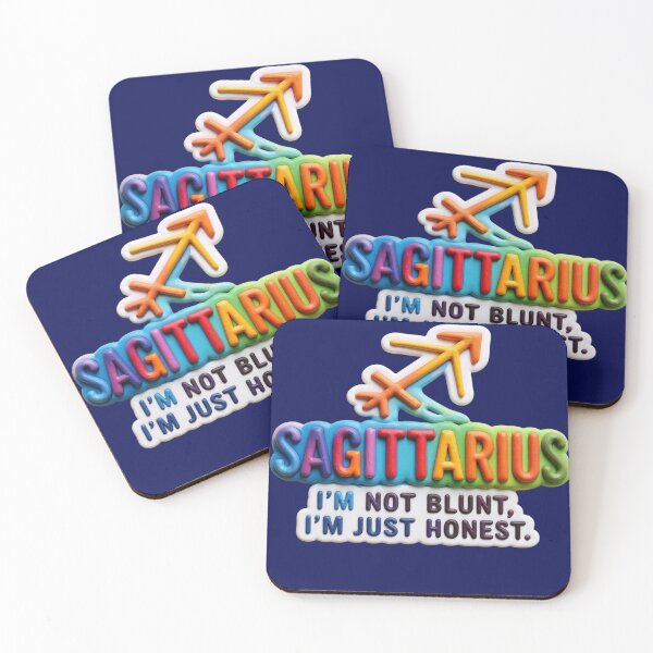 Item preview, sagittarius I'm not blunt colorful funny typographic zodiac design designed and sold by SmashingDeals.
