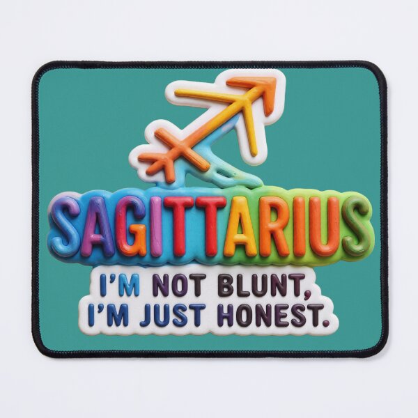 Item preview, sagittarius I'm not blunt colorful funny typographic zodiac design designed and sold by SmashingDeals.