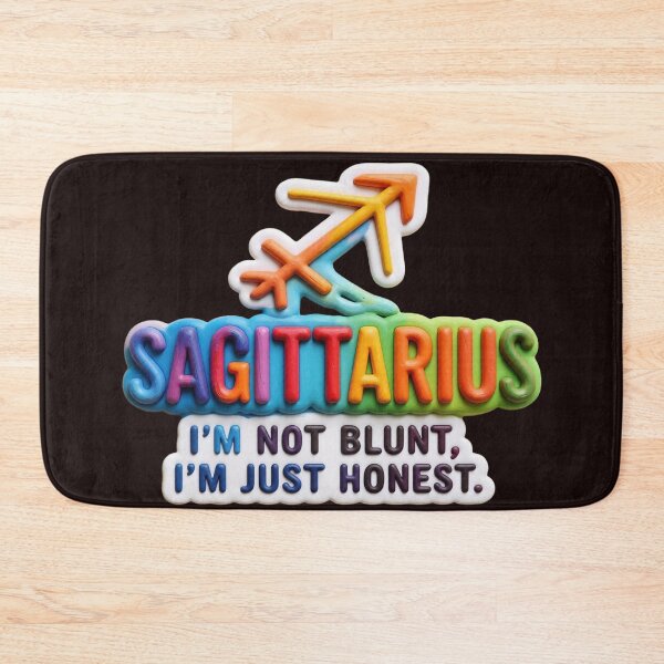 Item preview, sagittarius I'm not blunt colorful funny typographic zodiac design designed and sold by SmashingDeals.