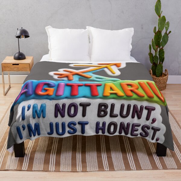 Item preview, sagittarius I'm not blunt colorful funny typographic zodiac design designed and sold by SmashingDeals.