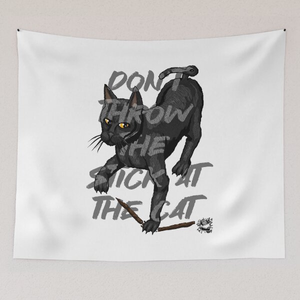 Item preview, Don't Throw the Stick at The Cat nº4 designed and sold by Colmeia de Ideias.
