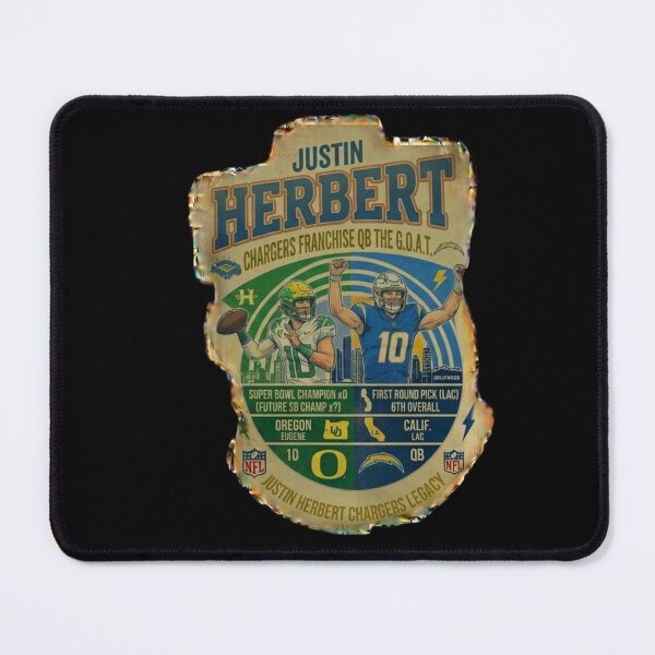 Item preview, Justin Herbert Chargers Cannon Arm QB designed and sold by ThatFootball12.