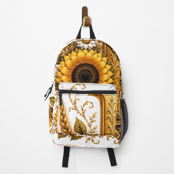 Item preview, Elegant Letter L Monogram with Black Cat, Sunflowers & Gold Floral Design | Personalized Botanical Alphabet designed and sold by MoodLay.