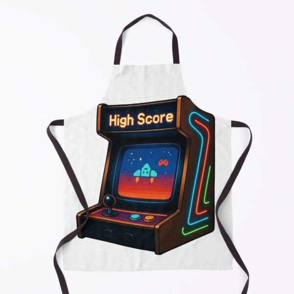Item preview, Pixel Sunset Arcade Cabinet Sticker - High Score Retro Gaming Decal designed and sold by GeekStickerLab.