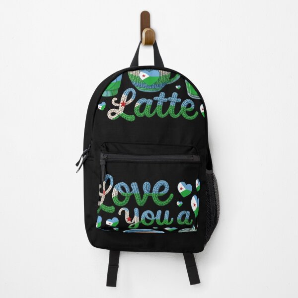 Item preview, Love You Latte - Djibouti Flag Coffee Lover Cute Patriotic Gift designed and sold by DjibProp.
