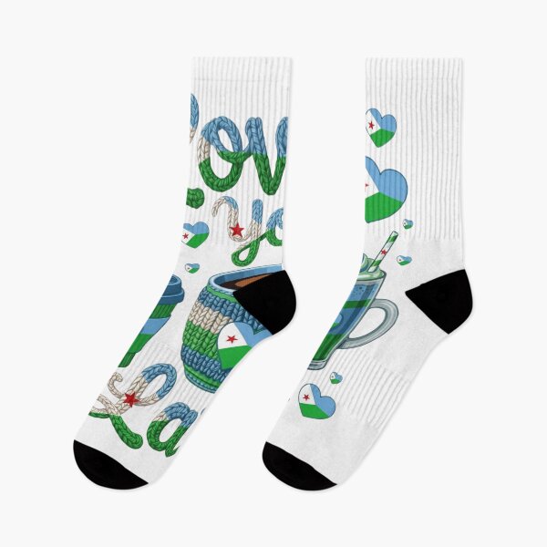 Item preview, Love You Latte - Djibouti Flag Coffee Lover Cute Patriotic Gift designed and sold by DjibProp.