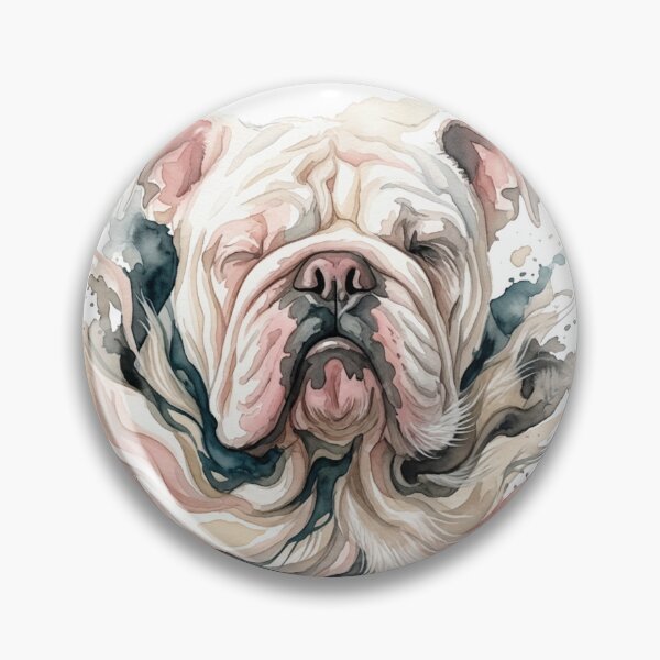 Item preview, White Bulldog designed and sold by Animals Art.