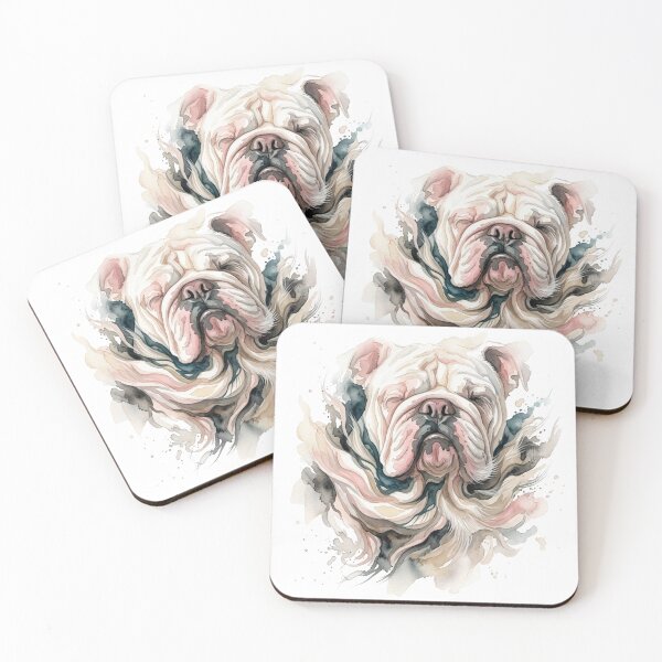 Item preview, White Bulldog designed and sold by Animals Art.