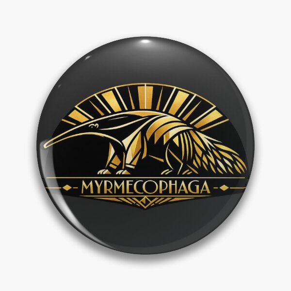 Item preview, Myrmecophaga Art Deco Giant Anteater designed and sold by PunchDrop.