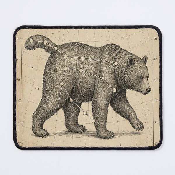 Item preview, Ursa Major Constellation Vintage Celestial Atlas Shirt designed and sold by SunnyDesign82.