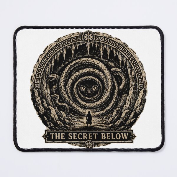 Item preview, The Secret Below Woodcut Emblem | World Legends Series designed and sold by Tinylegends.