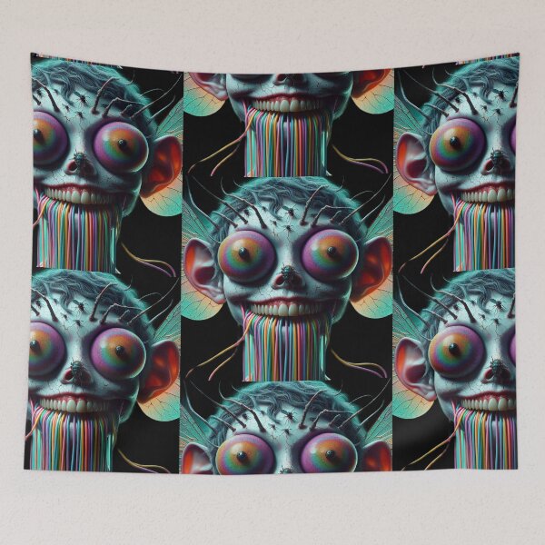 Item preview, Rainbow Compound Eyes – Uncanny Fly Infestation Boy designed and sold by LujziWorld.