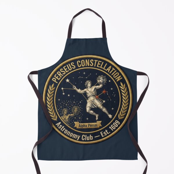 Item preview, Perseus Constellation Vintage Astronomy Badge designed and sold by CalmCapy Co.