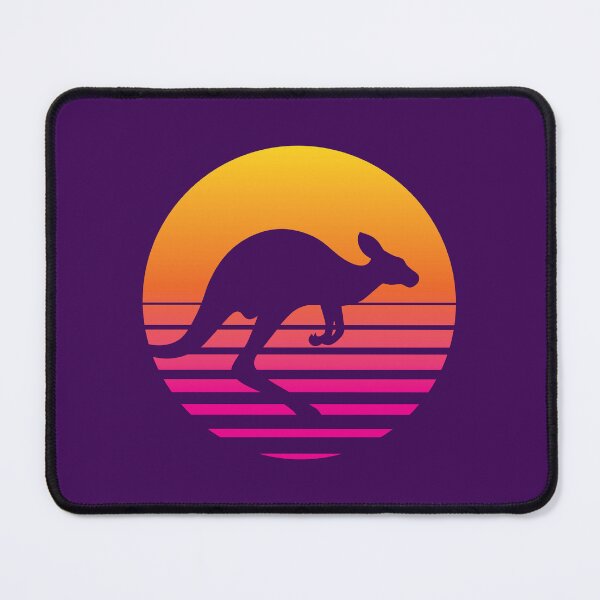 Item preview, Synthwave Kangaroo designed and sold by avperth.