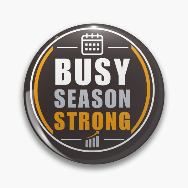 Item preview, Busy Season Strong | Accountant Typography Design for CPA, Auditor & Tax Professionals designed and sold by FCA SIR MERCH .