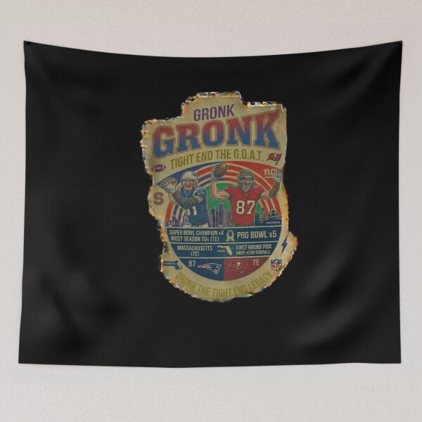 Item preview, Gronk Patriots GOAT Tight End designed and sold by ThatFootball12.